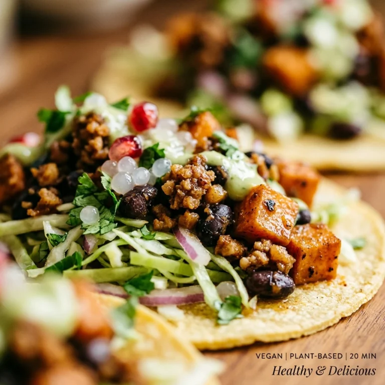 Plant Based Taco Tuesday Vegan Vegetarian Healthy Easy 20 Minute