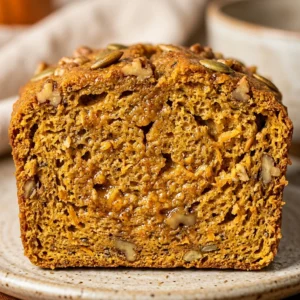 Pumpkin Bread Healthy High Protein Fall Baking