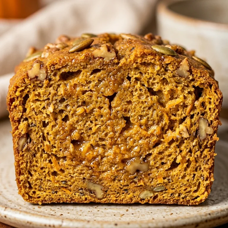Pumpkin Bread Healthy High Protein Fall Baking