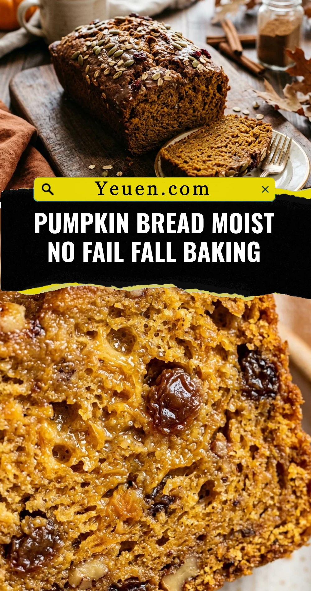 Pumpkin Bread Moist No Fail Fall Baking