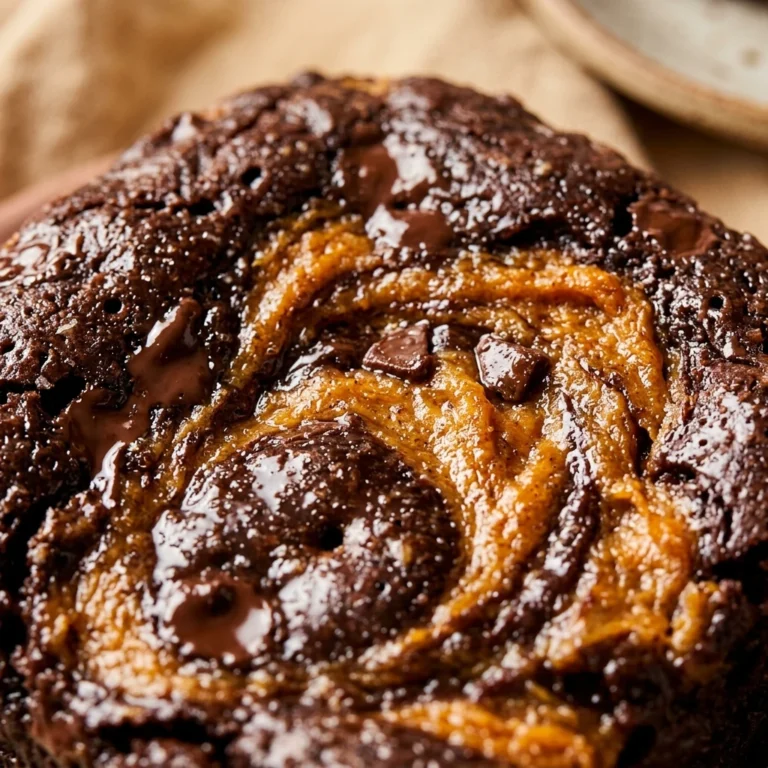 Pumpkin Brownies Fudgy Swirled Fall Dessert