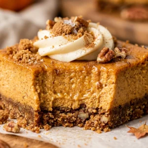 Pumpkin Cheesecake Bars Fall Desserts Cookies