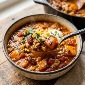 Pumpkin Chili Cozy One-Pot Feeds 8 People Fall
