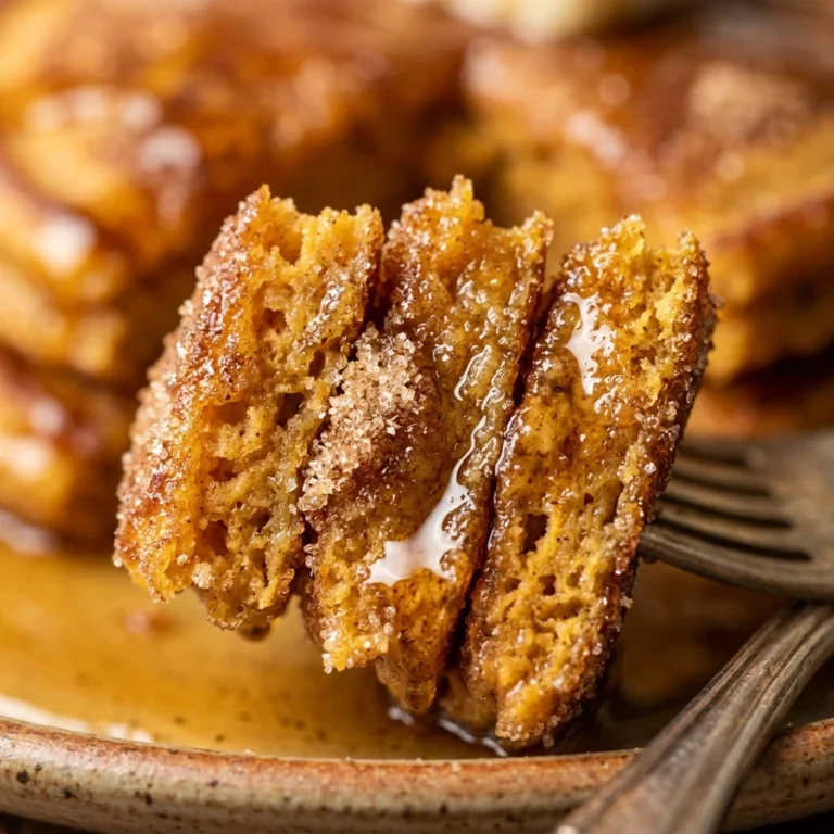 Pumpkin Churro Pancakes Crispy Cinnamon Sugar Fall