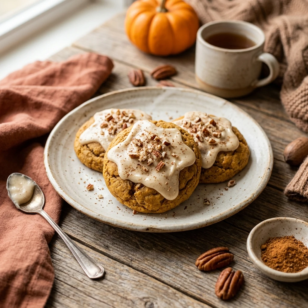 Pumpkin Cookies Soft Chewy Fall Desserts