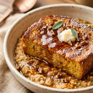 Pumpkin French Toast Breakfast Fall Oats Easy