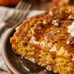 Pumpkin French Toast With Maple Syrup And Cinnamon Fall