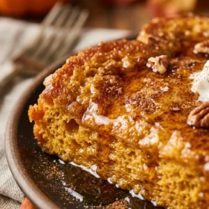Pumpkin French Toast With Maple Syrup And Cinnamon Fall