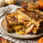 Pumpkin Grilled Cheese With Apple Fall Lunch