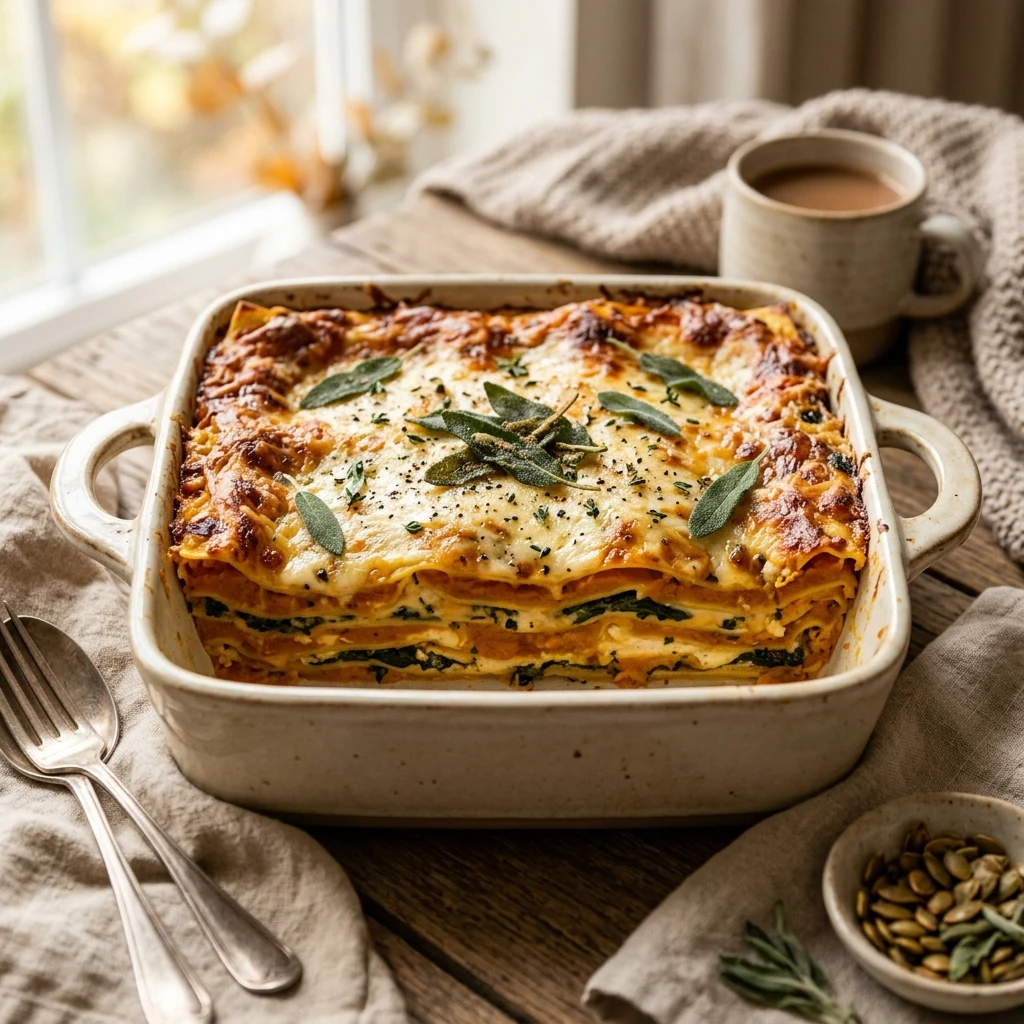 Pumpkin Lasagna Cozy Savory Dinners Fall