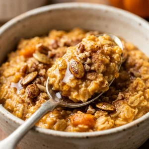 Pumpkin Oatmeal Breakfast Fall Oats Healthy