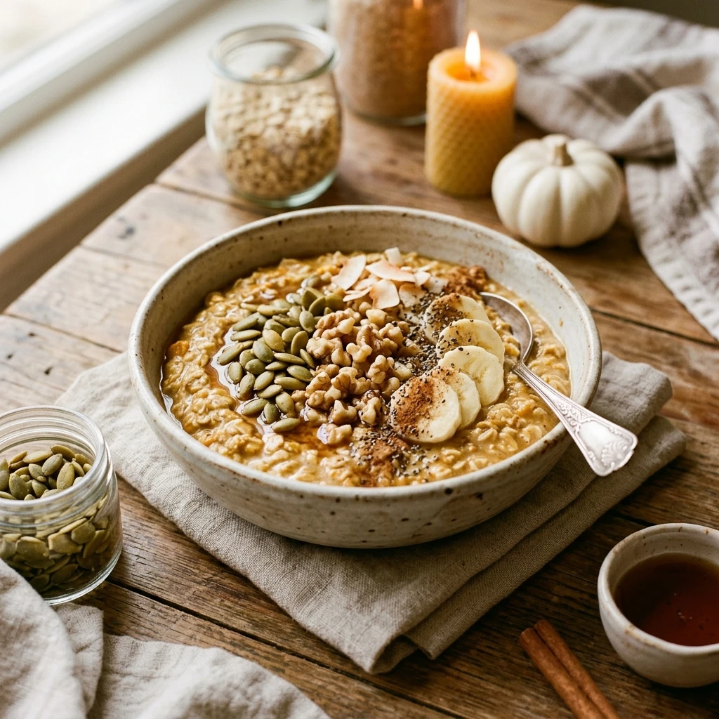 Pumpkin Overnight Oats Healthy Fall Breakfast Prep