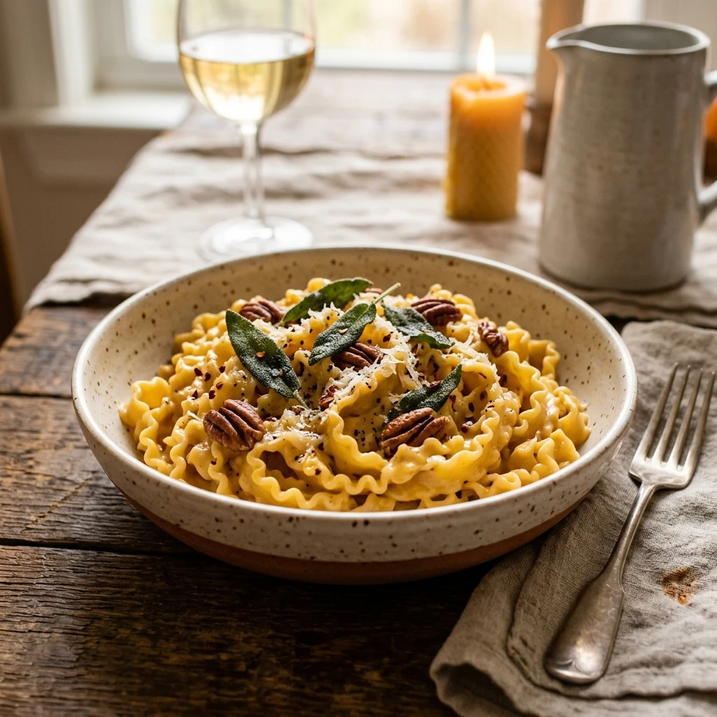 Pumpkin Pasta Creamy Cozy Savory Dinners