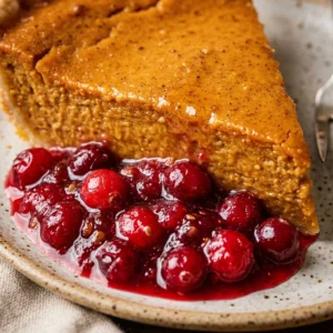 Pumpkin Pie And Cranberry Sauce Thanksgiving Combo