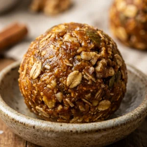 Pumpkin Protein Balls No Bake Healthy Fall Snack