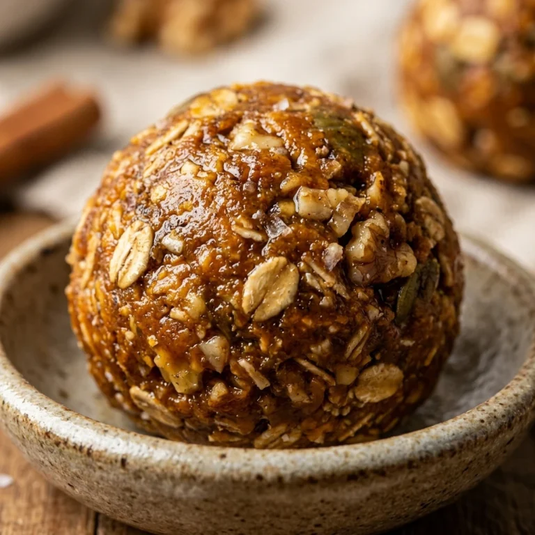 Pumpkin Protein Balls No Bake Healthy Fall Snack
