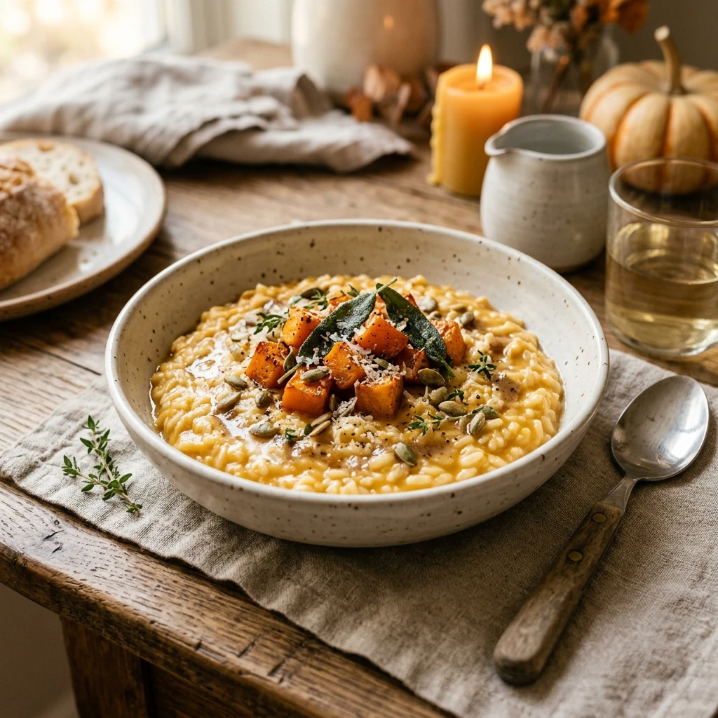 Pumpkin Risotto Creamy One-Pot Fall Dinner