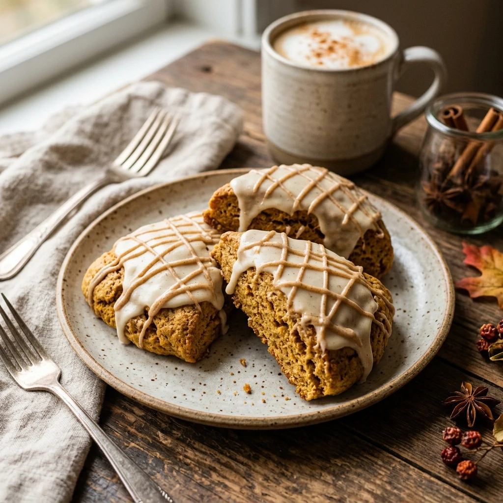Pumpkin Scones Starbucks Copycat Fall Baking