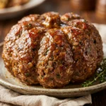 Pumpkin Shaped Meatloaf - Potluck Showstopper