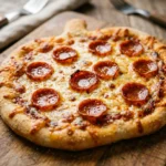 Pumpkin Shaped Pepperoni Pizza For Picky Eaters