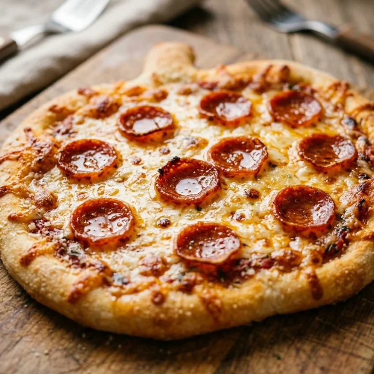 Pumpkin Shaped Pepperoni Pizza For Picky Eaters