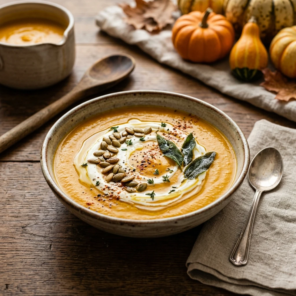 Pumpkin Soup Creamy One-Pot Thanksgiving Starter