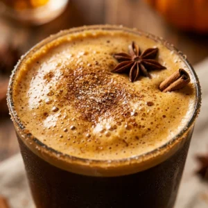 Pumpkin Spice Espresso Martini Mocktail Fall Party Drinks
