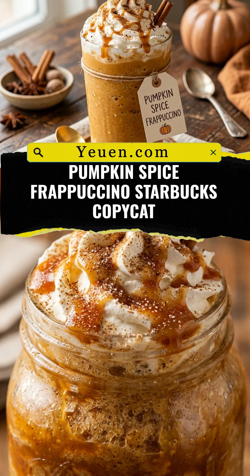 Pumpkin Spice Frappuccino Starbucks Copycat