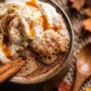 Pumpkin Spice Hot Chocolate With Whipped Cream Fall Drinks