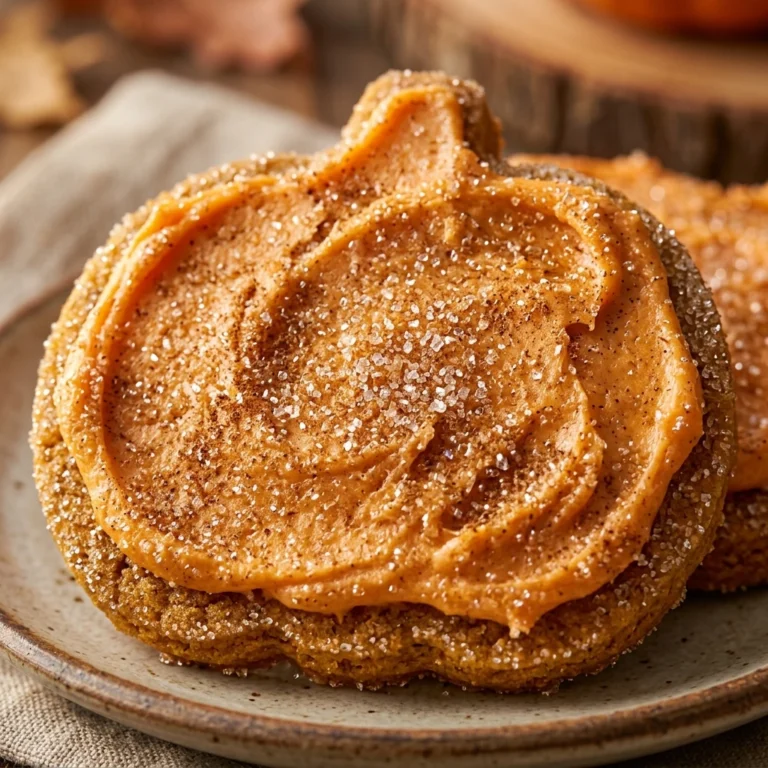 Pumpkin Sugar Cookies Frosted Fall Cutout