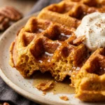 Pumpkin Waffles Crispy Fluffy Fall Brunch
