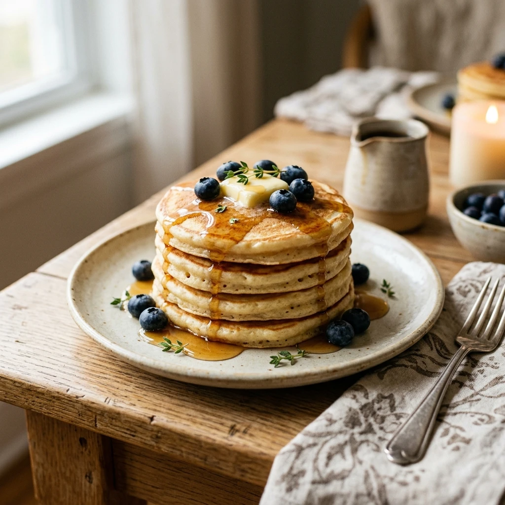 Quick & Easy Breakfast For Dinner Pancakes 10 Min
