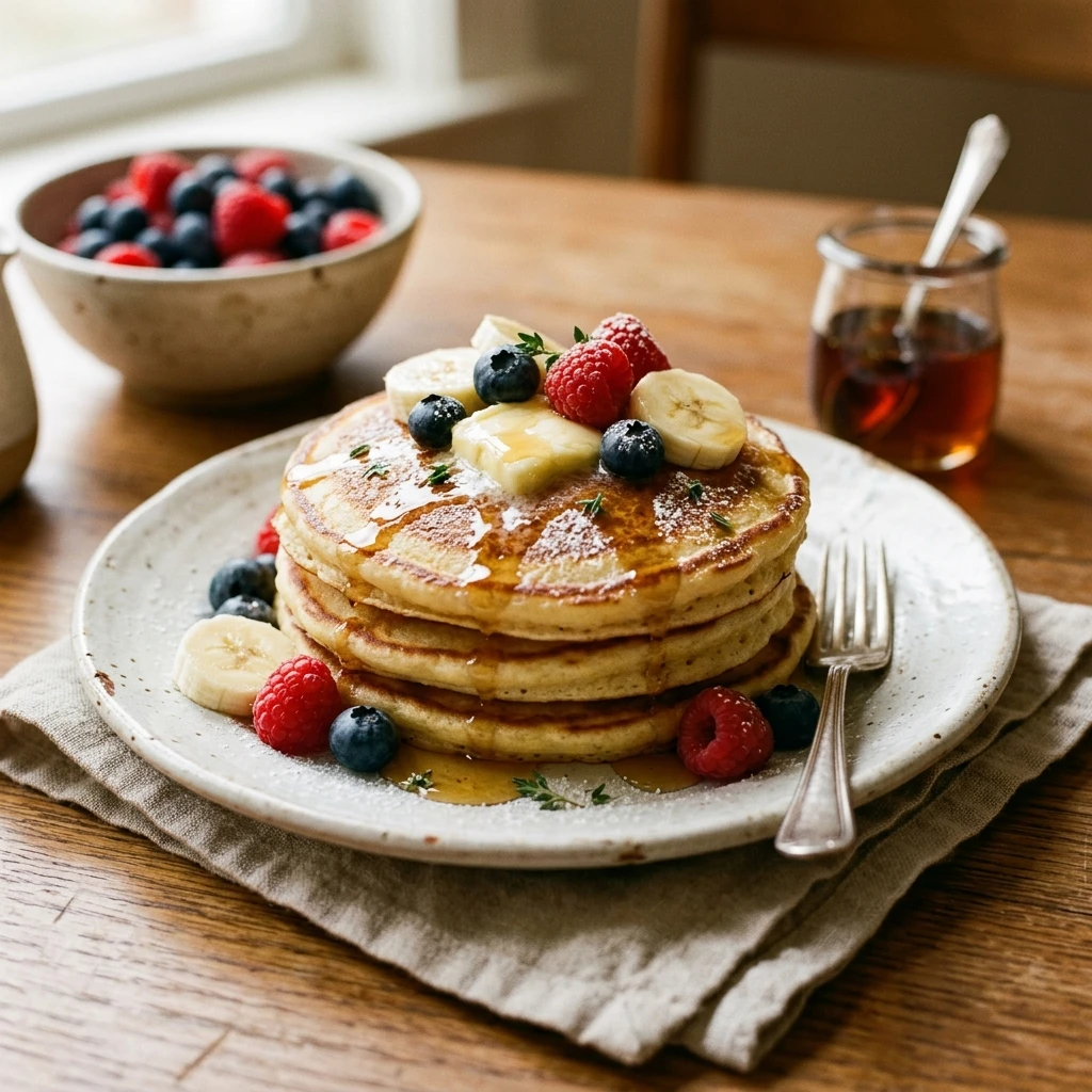 Quick & Easy Breakfast For Dinner Pancakes 10 Min