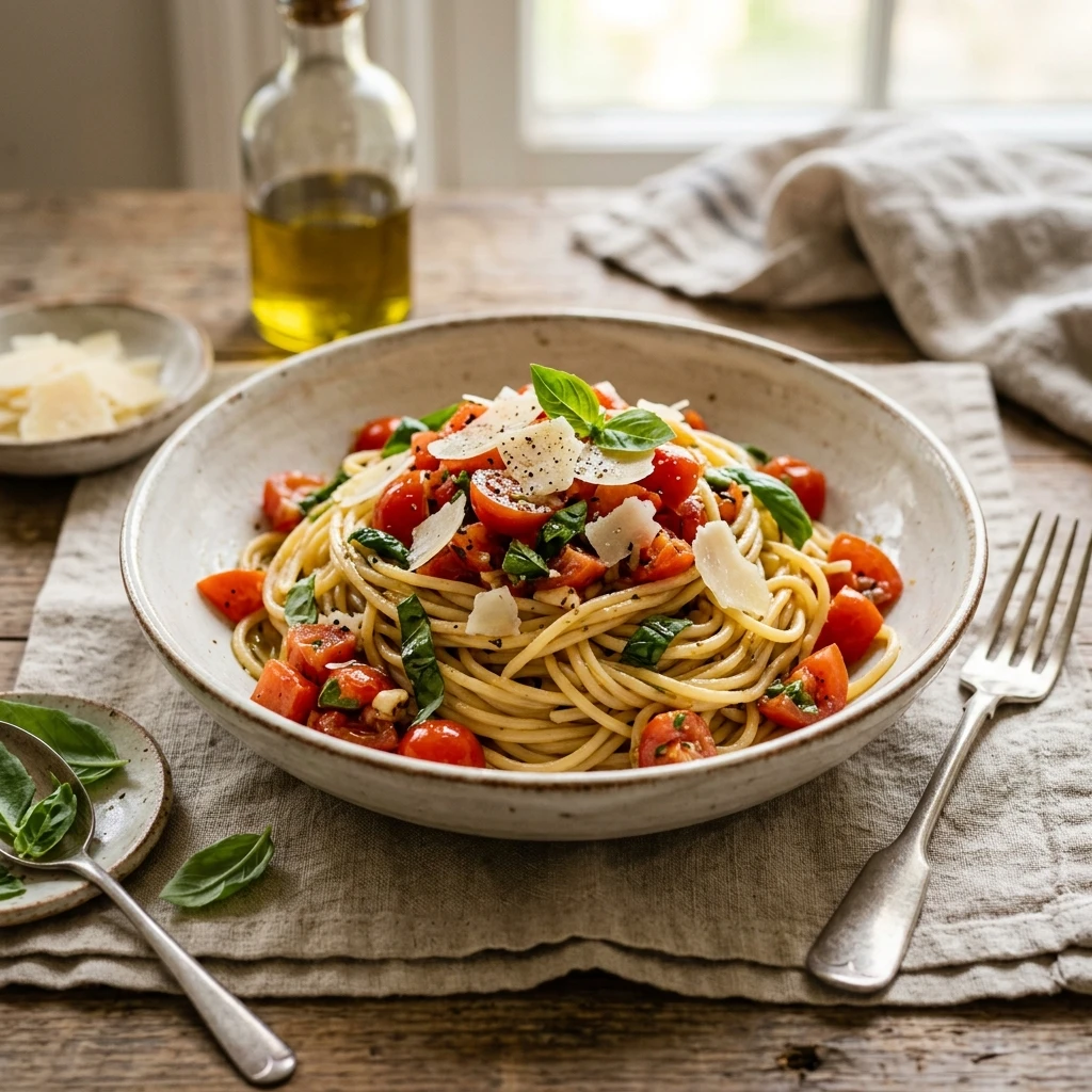 Quick & Easy Bruschetta Pasta Fresh 15 Min