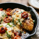 Quick & Easy Caprese Chicken Skillet 20 Min