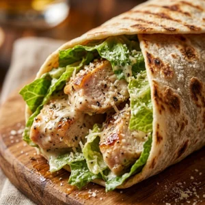 Quick & Easy Chicken Caesar Wraps 10 Min