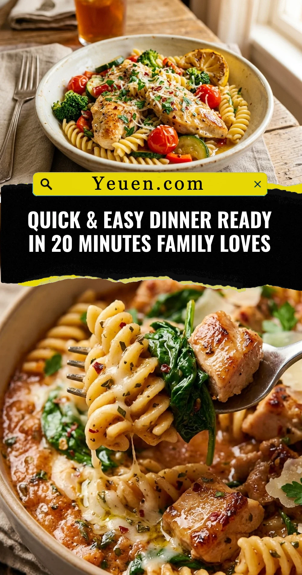 Quick & Easy Dinner Ready In 20 Minutes Family Loves