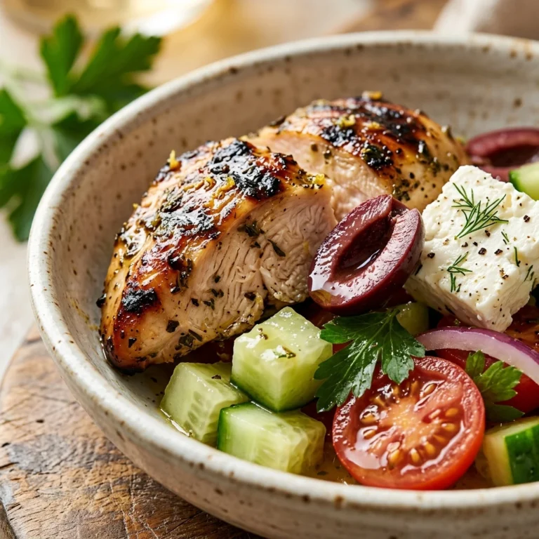 Quick & Easy Greek Chicken Bowls Healthy 20 Min