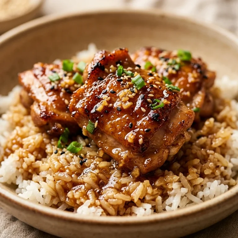 Quick & Easy Honey Garlic Chicken And Rice 20 Min