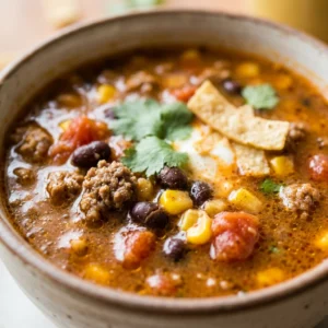 Quick & Easy Taco Soup 20 Minute Family Favorite