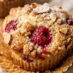 Raspberry Lemon Muffins With Almond Streusel