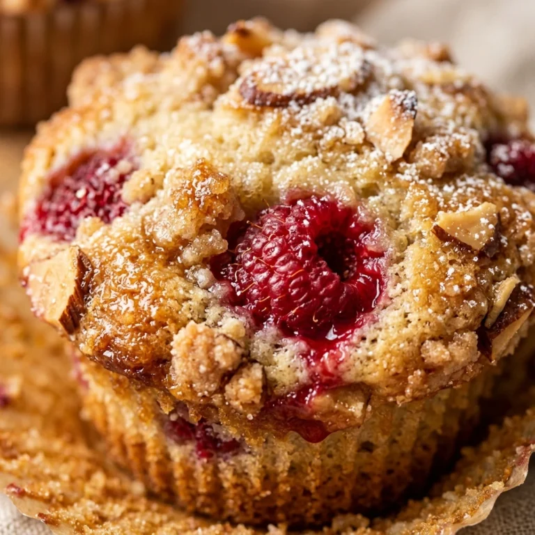 Raspberry Lemon Muffins With Almond Streusel