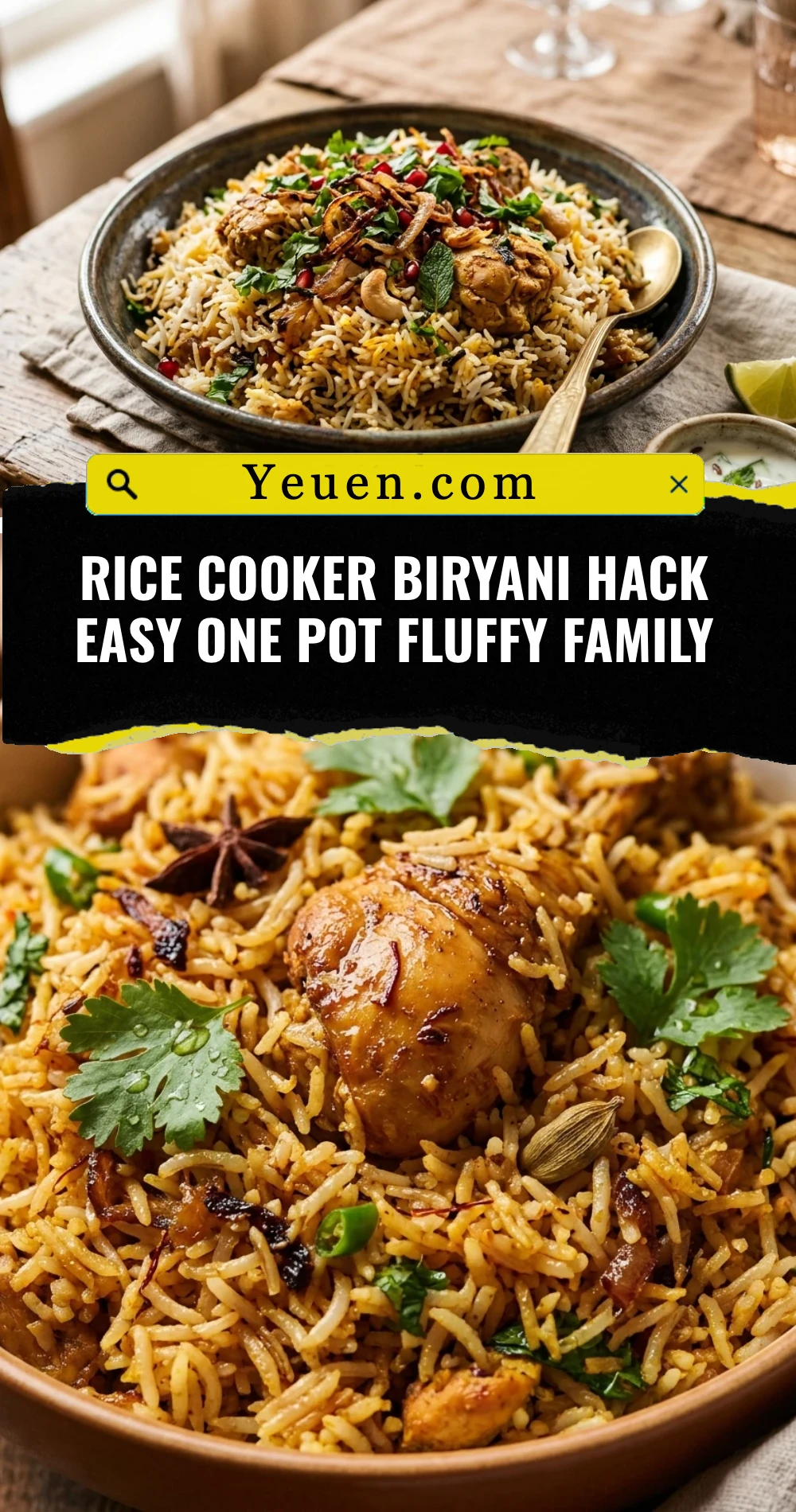 Rice Cooker Biryani Hack Easy One Pot Fluffy Family