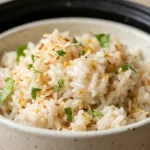 Rice Cooker Coconut Rice Hack Easy One Pot Fluffy Family