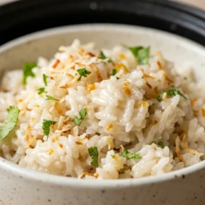 Rice Cooker Coconut Rice Hack Easy One Pot Fluffy Family