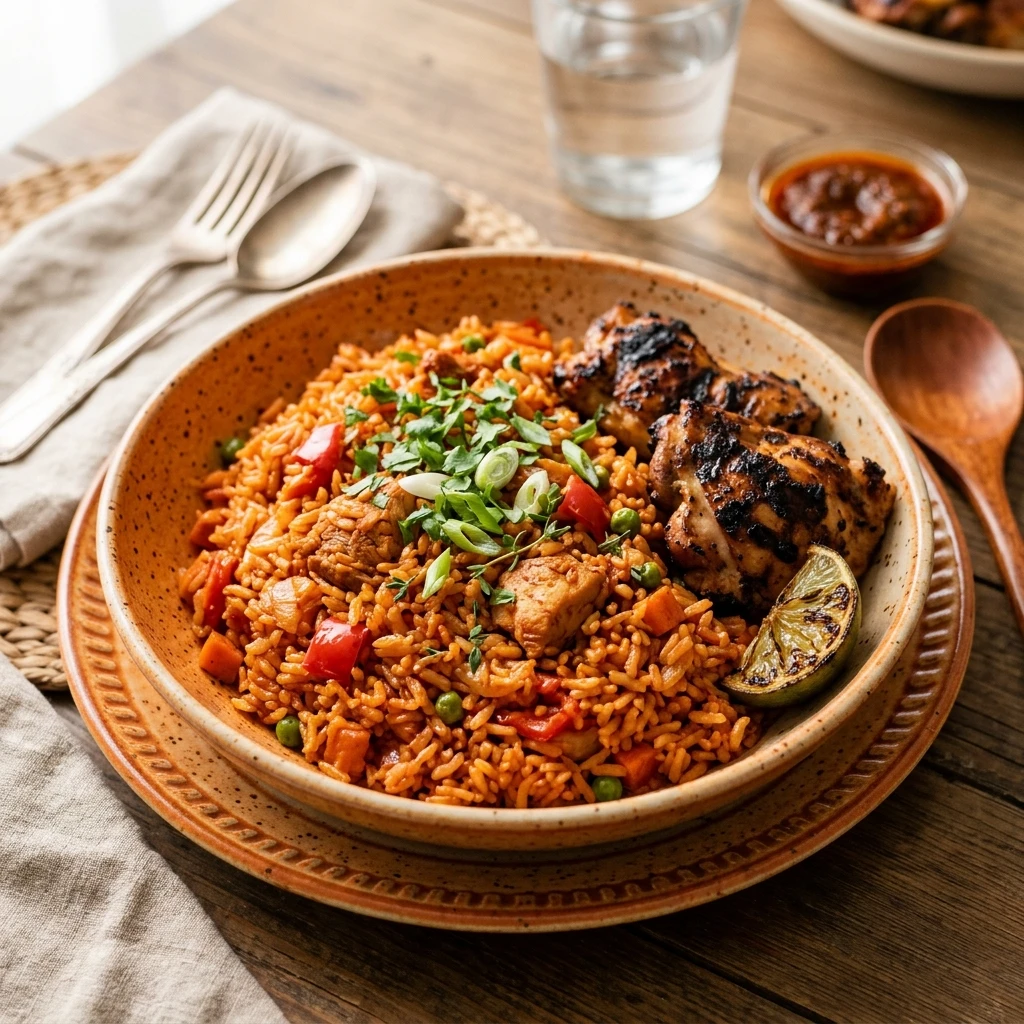 Rice Cooker Jollof Rice Hack Easy One Pot Fluffy Family