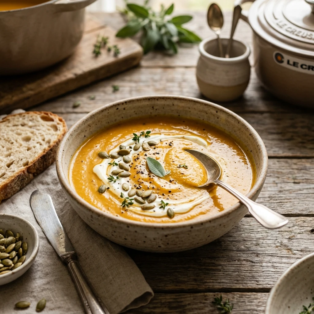 Roasted Pumpkin Soup Creamy One-Pot $8 For Pot