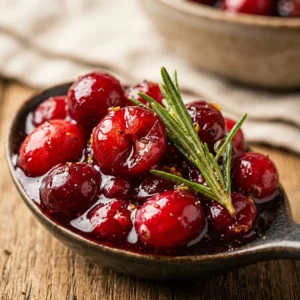 Rosemary Cranberry Sauce Savory