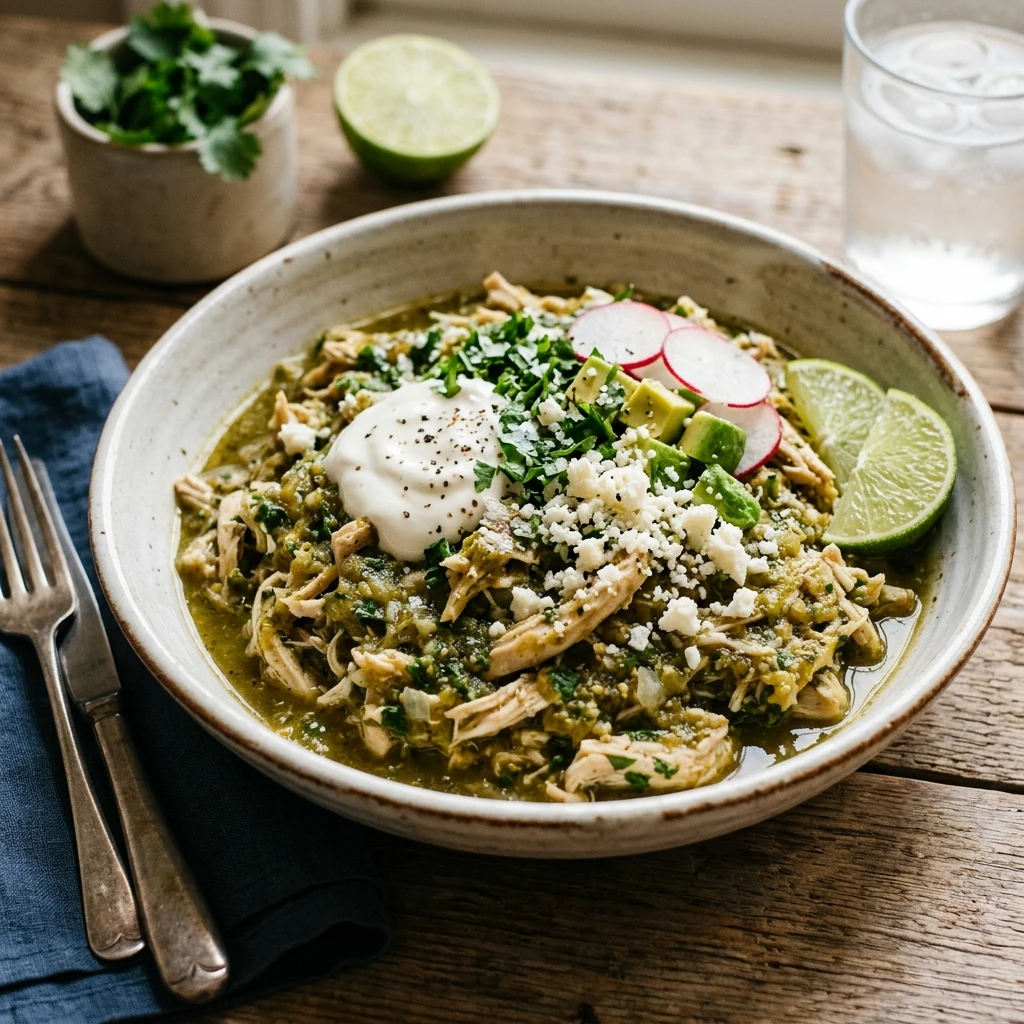 Salsa Verde Chicken Feeds 10 High Protein