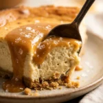 Salted Caramel Cheesecake Creamy Baked Easy Flavored Viral Recipe